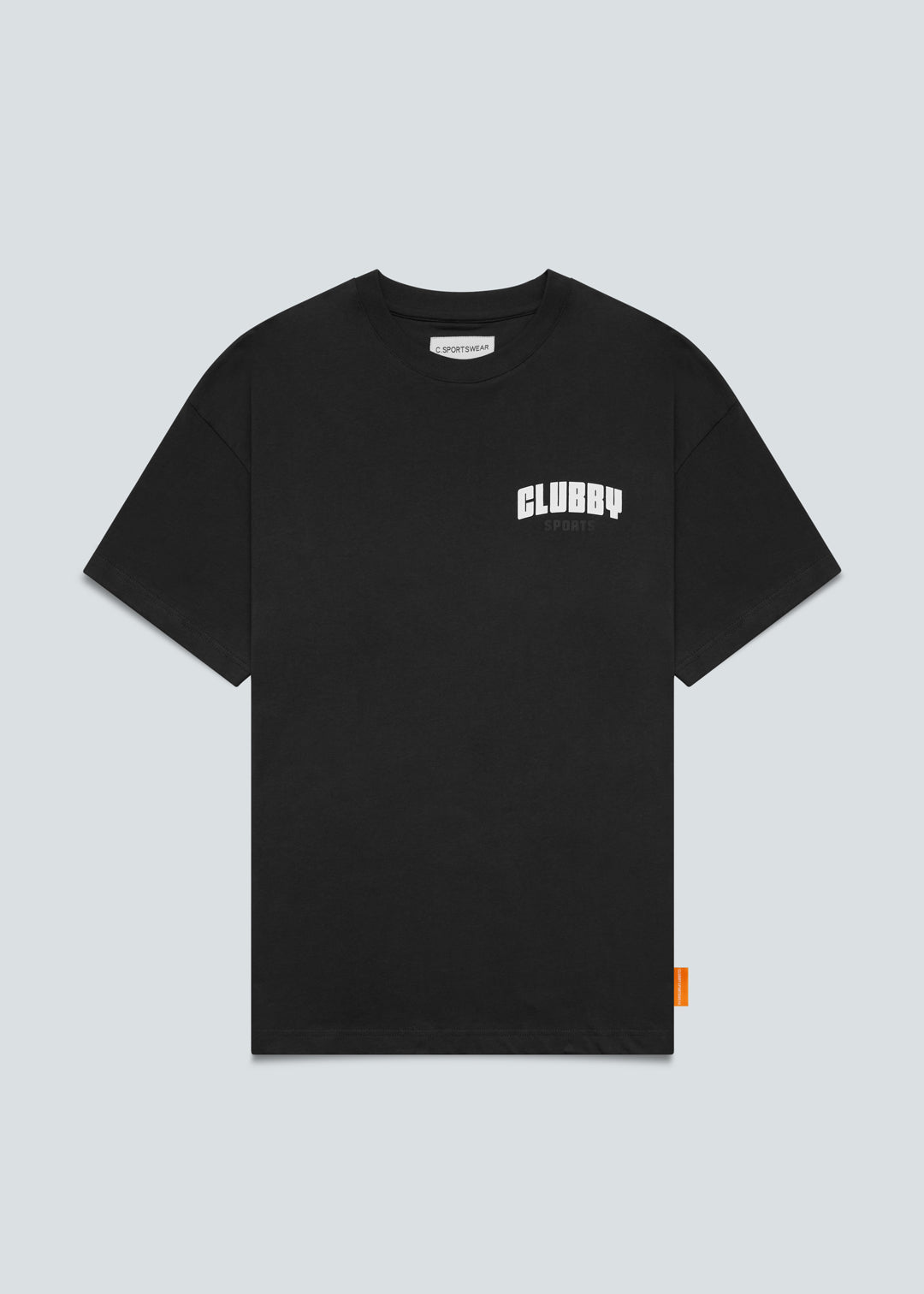 Clubby Sports T-Shirt Washed Black